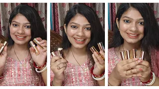 myglamm Treasure lipstick swatches💄💄💋#myglamm#myglammfreeproducts#lipstick #makeup#vlog#review#viral