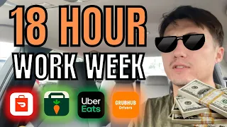 18 HOUR WORK WEEK - (PART TIME DoorDash, Grubhub, UberEats & Instacart)