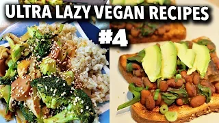 easy 10 minute vegan recipes // ULTRA LAZY VEGAN RECIPES #4