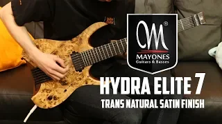 Mayones Hydra Elite 7 | Natural Satine Finish