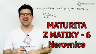 Kdy je výraz nezáporný - Maturita z matiky - Cermat test - příklad 6