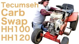 Tecumseh Carb Swap On HH100 & HH120 Engines - Epic Hack!