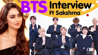 BTS Indian Interview ft. Sakshma Srivastav | Reaction to BTS Interview | E NOW | Exclusive