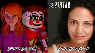 Afton's Daughter Voice Lines And Voice Actor FNAF Sister Location