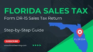 Florida Sales Tax Return Form DR-15  |  Step-by-Step Example