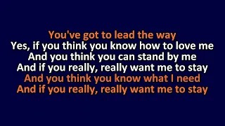 Pat Benatar - If You Think You Know How To Love Me - Karaoke Instrumental Lyrics - ObsKure