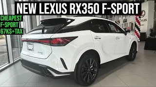 2024 LEXUS RX350 F-SPORT, 67.000$ CAD +TAX 4K VIDEO WALKAROUND