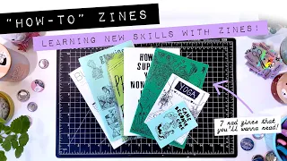 7 "How-To" Zines to Read in 2024  *:°  Using zines to learn new skills for the new year