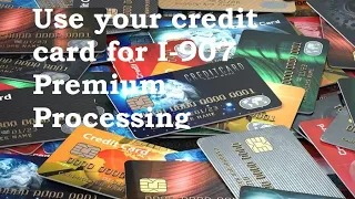 Pay for EB-1A green card immigration premium processing 💳 Using Your CREDIT CARD