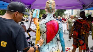 Bodypainting-Day in New York