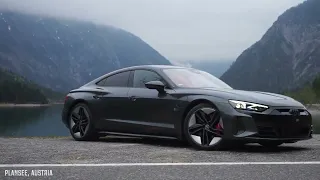 2022 AUDI RS E-TRON GT - MOST BEAUTIFUL CAR IN THE WORLD? - TAKEN TO THE AMAZING ALPS & VIEWS