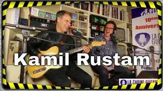 Kamil Rustam interview en direct guitare à la main