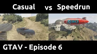 Casual VS Speedrun in GTAV #6 - Air, Ground and Sea