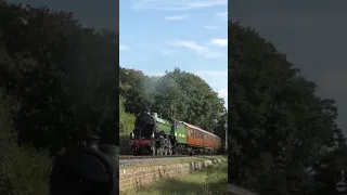 Mayflower a STAR at the SVR Steam Gala #train #shorts #steamtrain #shortsvideo