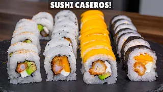 Preparando SUSHIS CASEROS - Facil Y Economico | Abelca