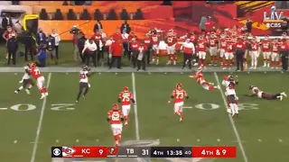 Patrick Mahomes two crazy throws that were dropped Super Bowl 55