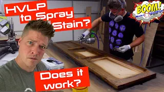 Spraying Stain? DOES IT WORK???