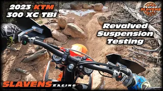 2023 KTM 300 XC TBI Revalved Suspension Testing