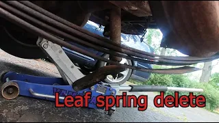 How To Remove Leaf Springs