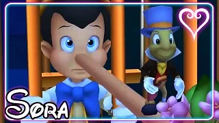 Kingdom Hearts 3D All Cutscenes | Full Movie | Pinocchio ~ Prankster's Paradise | Sora