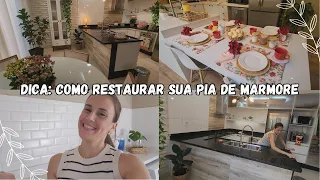 DICA: COMO RESTAURAR SUA BANCADA DE GRANITO DA COZINHA /