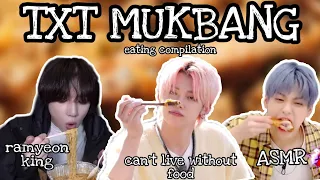 txt eating compilation | mukbang to watch while eating