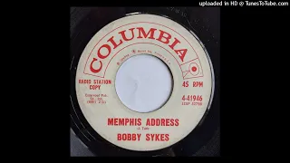 Bobby Sykes - Memphis Address / The Image Of Me [1961, Columbia stroller hot guitar solo]