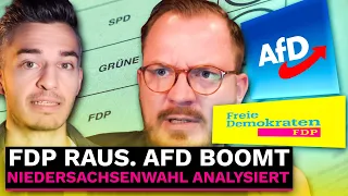 FDP raus. AfD boomt. Niedersachsenwahl analysiert.