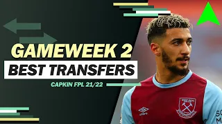 GW2 BEST Transfers to Make | Fantasy Premier League 2021/2022 | TIPS & GUIDE!