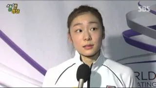 SBS 20130312 생생영상 훈련후 김연아 선수 인터뷰