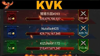 Clash Of Kings : KVK Phx K425 vs K393 & K1172