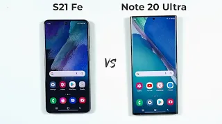 Samsung S21 FE 5G vs Samsung Note 20 Ultra | SPEED TEST