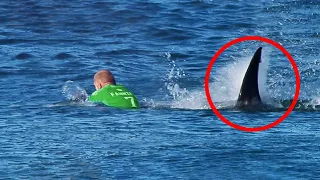 The Horrific Footage of a Surfer Fighting a Shark (Caught On Live TV)