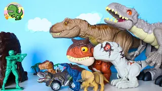 【子供向け】恐竜大変身‼︎色々なきょうりゅうが登場するよ♪dinosaur toysおもちゃ アニメ アニア ジュラシックワールド 簡単な英語 知育  for kids Tyrannosaurus