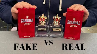 Fake vs Real Jean Paul Gaultier Scandal Pour Homme Perfume