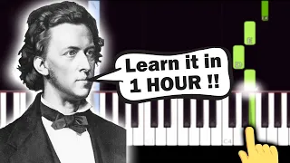 Chopin - Waltz in A Minor - EASY Piano tutorial