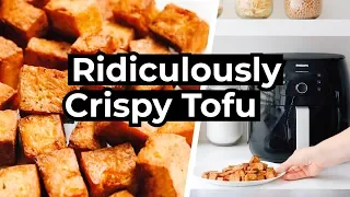 Ridiculously Crispy Air Fryer Tofu