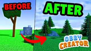 HOW TO Make REALISTIC NATURE in Obby Creator