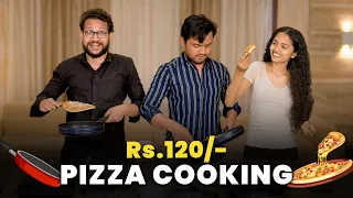 Making Pizza with 120 Rs. 😱 | Cooking Challenge | Mad For Fun