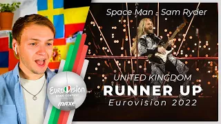 French reacts to the RUNNER UP of Eurovision 2021: UNITED KINGDOM with Sam Ryder and "Space Man"