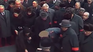 USSR Anthem, Funeral of Leonid Brezhnev REMASTERED [1982]