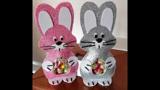 Tutorial Coniglietto Pasquale porta ovetti - Easter Bunny brings eggs