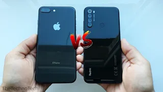 iPhone 8 Plus vs Redmi note 8 | Speed Test