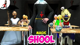 Magic School ★ Funny Animation Granny, Ice Scream, Evil Nun, Baldi vs Aliashraf