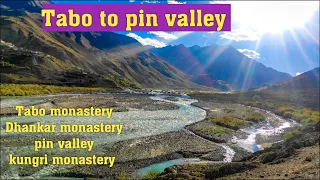 Spiti valley ep-5,tabo monastery,dhankar monastery,pin valley,kungri monastery, miss funny heart
