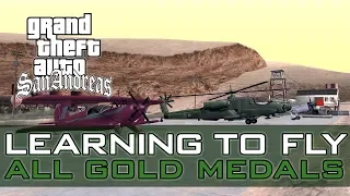 GTA San Andreas Learning To Fly All Tests Gold Completed