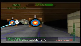 Perfect Dark — CI Training #3 Firing Range Weapons 1-16 (Real N64 Hardware)