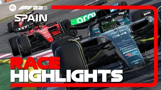 Race Highlights | 2024 Spanish Grand Prix | F1 22 Career Mode