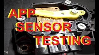 How to Test accelerator Position Sensor