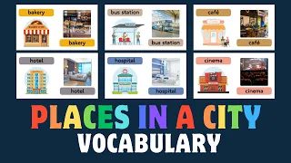 Places in a City I English Vocabulary